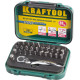 KRAFTOOL 33 шт, набор бит с мини-трещоткой (26157-H33) купить в Сочи