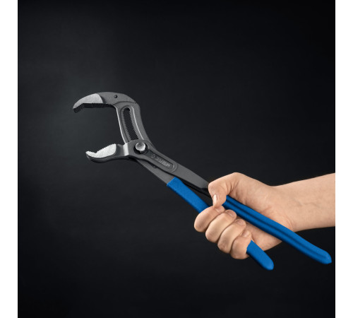 ЗУБР Профи 400 мм, захват 95 мм, CrV, переставные клещи с быстрым перемещением (22441-40) купить  в Сочи