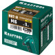KRAFTOOL Nut-R, М6, уменьш. бортик, 500 шт, резьбовые заклепки стальные с насечками (311708-06) купить  в Сочи
