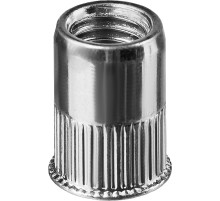 KRAFTOOL Nut-R, М6, уменьш. бортик, 500 шт, резьбовые заклепки стальные с насечками (311708-06)