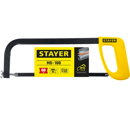 STAYER MS-100, 300 мм, ножовка по металлу (1576) купить в Сочи STAYER MS-100, 300 мм, ножовка по металлу (1576) купить в Сочи