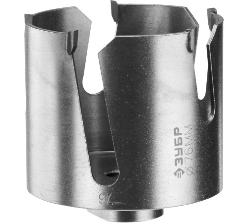 ЗУБР Проуниверсал, 76 мм, коронка с твердосплавными резцами, Профессионал (29514-76) купить  в Сочи