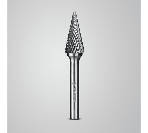 ЗУБР 12х25 мм, тип M (конус с острым углом 25°), хв-к 6 мм, твердосплавная борфреза, ПРОФЕССИОНАЛ (28811-12-25) купить  в Сочи