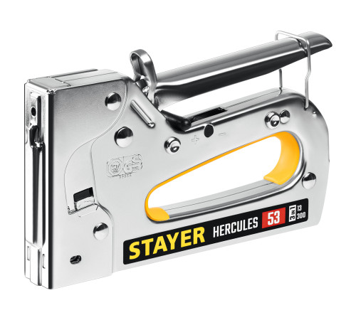STAYER HERCULES-53, тип 53 (A/10/JT21) 23GA (6 - 14 мм)/13/300, стальной рессорный степлер, Professional (31519) купить в Сочи STAYER HERCULES-53, тип 53 (A/10/JT21) 23GA (6 - 14 мм)/13/300, стальной рессорный степлер, Professional (31519) купить в Сочи