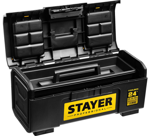 STAYER TOOLBOX-24, 590 х 270 х 255, пластиковый ящик для инструментов, Professional (38167-24) купить в Сочи STAYER TOOLBOX-24, 590 х 270 х 255, пластиковый ящик для инструментов, Professional (38167-24) купить в Сочи