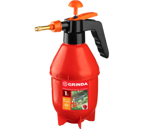 GRINDA PS-1E, объем 1 л, ручной, с удлинённым соплом, колба из полиэтилена, помповый опрыскиватель (40366) купить  в Сочи