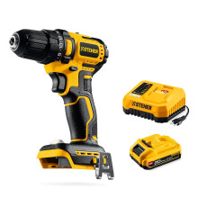 STEHER 20 В, 45 Н·м, 1 АКБ LMS (2 А·ч), бесщеточная дрель-шуруповерт (CB-45-21)