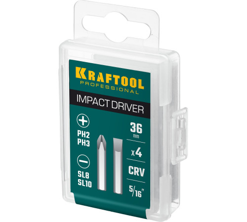 KRAFTOOL 36 мм, 4 шт, набор бит для ударной отвертки (25551) купить в Сочи KRAFTOOL 36 мм, 4 шт, набор бит для ударной отвертки (25551) купить в Сочи