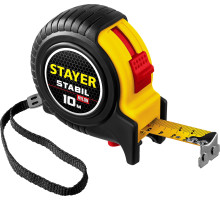STAYER Stabil, 10 м х 25 мм, рулетка, Professional (34131-10)