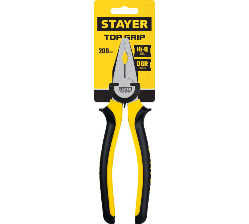 STAYER TOPGrip, 200 мм, комбинированные плоскогубцы (2205-1-20) купить  в Сочи
