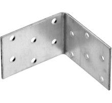 ЗУБР УКР-2.0, 40 x 60 x 60 x 2 мм, цинк, равносторонний крепежный уголок (310206-040-060)