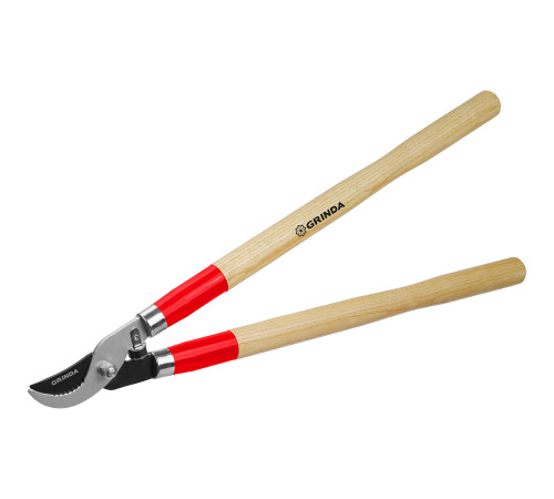 GRINDA W-700, длина 700 мм, закаленные лезвия, рукоятки из дерева высшего сорта, плоскостной сучкорез (40232) купить  в Сочи