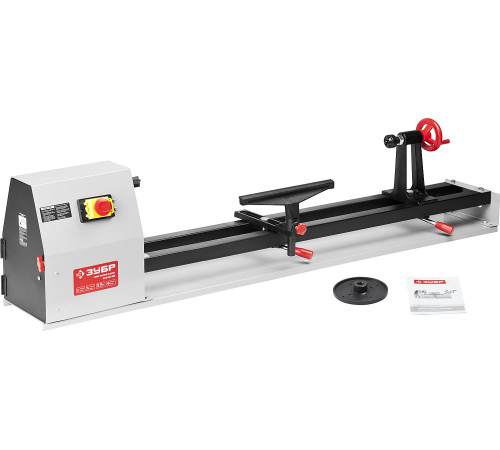 ЗУБР d 350 мм, 1000 мм, 350 Вт, токарный станок по дереву (ЗСТД-350-1000) купить  в Сочи