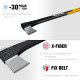 KRAFTOOL X20, 1300/2120 г, 710 мм, в чехле, топор-колун (20660-20) купить в Сочи