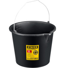 STAYER STRONG, 12 л, строительное пластиковое ведро (06083-12)