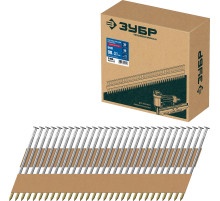 ЗУБР SN21 90 х 3.1 мм, реечные гвозди рифленые оцинкованные, 2010 шт(305396-90)