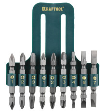KRAFTOOL KraftMax, 9 шт, набор двусторонних бит (26060-H10)