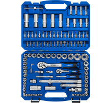 ЗУБР А-110, 110 предм., (1/2″ + 1/4″), универсальный набор инструмента, Профессионал (27635-H110)
