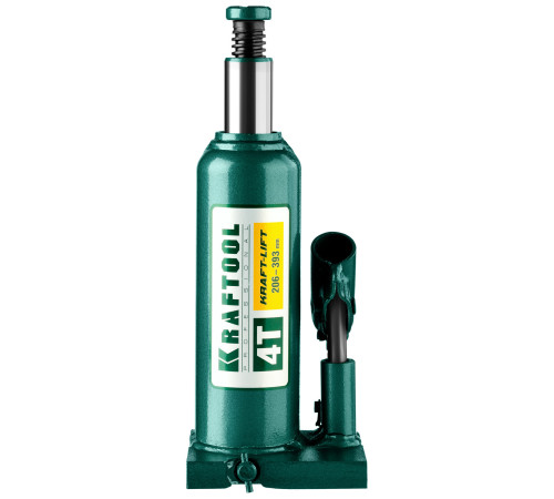 KRAFTOOL KRAFT-LIFT, 4 т, 194 - 372 мм, бутылочный гидравлический домкрат (43462-4) купить  в Сочи