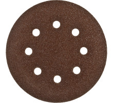 Круг шлифовальный ЗУБР ″СТАНДАРТ″ из абразивной бумаги на велкро основе, 6 отв., Р60, 150мм, 5шт