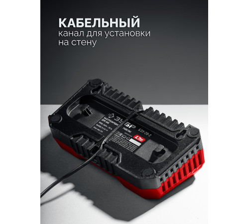 ЗУБР 20 В, 2 порта, 2 х 3 А, зарядное устройство для LMS АКБ (БЗУ-20-2) купить  в Сочи