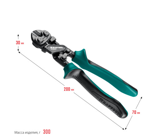 KRAFTOOL X-BOLT, 200 мм, компактный цельнокованый болторез (23283) купить в Сочи KRAFTOOL X-BOLT, 200 мм, компактный цельнокованый болторез (23283) купить в Сочи
