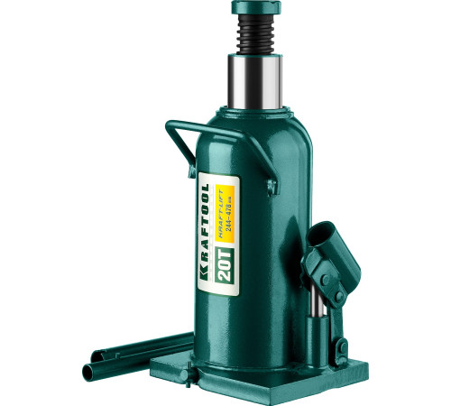 KRAFTOOL KRAFT-LIFT, 20 т, 244 - 478 мм, бутылочный гидравлический домкрат (43462-20) купить  в Сочи