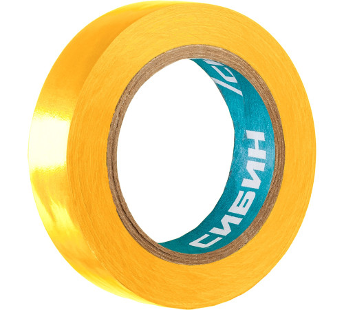 СИБИН 15 мм х 10 м, 5 000 В, желтая, изолента ПВХ (1235-5) купить  в Сочи