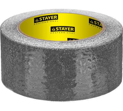 STAYER 50 мм, 5 м, черная, противоскользящая клейкая лента, Professional (12270-50-05) купить в Сочи STAYER 50 мм, 5 м, черная, противоскользящая клейкая лента, Professional (12270-50-05) купить в Сочи