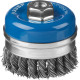 ЗУБР 80 мм, стальная проволока 0.8 мм, чашечная щетка-крацовка для УШМ, Профессионал (35271-080) купить  в Сочи