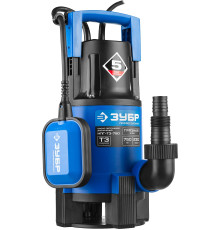 ЗУБР 750 Вт, дренажный насос для грязной воды, Профессионал (НПГ-Т3-750)