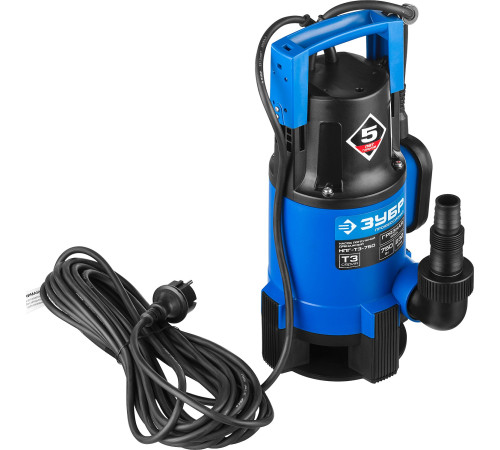 ЗУБР 750 Вт, дренажный насос для грязной воды, Профессионал (НПГ-Т3-750) купить  в Сочи