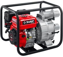 ЗУБР 1300 л/мин, мотопомпа бензиновая для грязной воды (МПГ-1300)