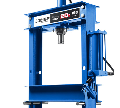 ЗУБР ПГН-20, 20 т, гидравлический пресс с гидронасосом и манометром, Профессионал (43072-20) купить  в Сочи