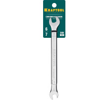 KRAFTOOL 6 х 7 мм, рожковый гаечный ключ (27033-06-07)