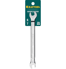 KRAFTOOL 6 х 7 мм, рожковый гаечный ключ (27033-06-07)