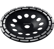 STAYER Double, d 230 мм, двухрядная алмазная шлифовальная чашка (33381-230)