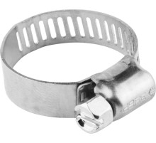 ЗУБР НХ-8П, 13 - 26 мм, просечная лента 8 мм, 200 шт, нержавеющий хомут, Профессионал (37811-13-26-200)