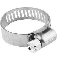 ЗУБР НХ-8П, 13 - 26 мм, просечная лента 8 мм, 200 шт, нержавеющий хомут, Профессионал (37811-13-26-200)