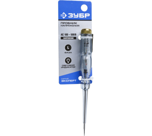 ЗУБР 100 - 500 В, 140 мм, электрический пробник (25720) купить  в Сочи