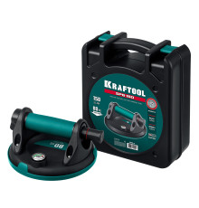 KRAFTOOL SPG-150 (80 кг, 150 мм) вакуумная присоска с манометром (33256-15)