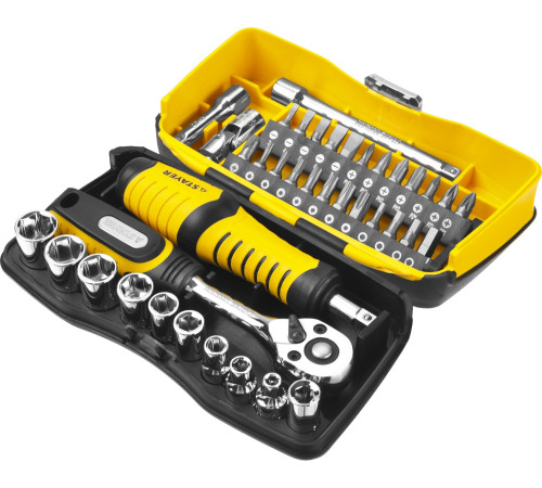 STAYER Pro Tech 39, 39 предм., универсальный набор инструмента (25135-H39) купить  в Сочи