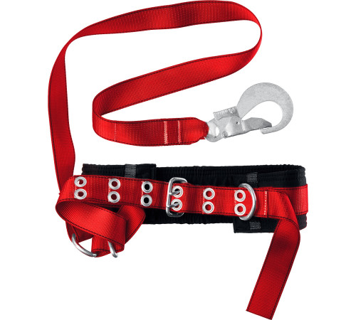 ЗУБР ПАМИР страховочный строп, фурнитура из оцинкованной стали, 2 точки крепления, размер L (1140-1440), безлямочный пояс (11585) купить  в Сочи