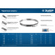 ЗУБР Х-9Н, 70 - 90 мм, накатная лента 9 мм, цинк, 25 шт, червячный хомут (37807-90) купить  в Сочи