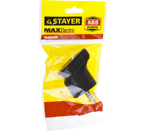 STAYER MAXElectro, черная, 16 А/220 В, 1300 Вт, угловая вилка (55161-B) купить в Сочи STAYER MAXElectro, черная, 16 А/220 В, 1300 Вт, угловая вилка (55161-B) купить в Сочи