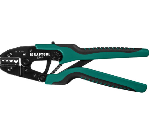KRAFTOOL CP-4, 0.5 - 10 мм2, для медных наконечников и гильз, пресс-клещи (45461-4) купить  в Сочи