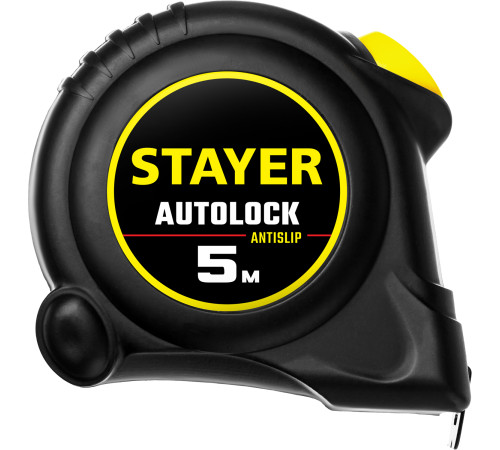 STAYER AutoLock, 5 м х 19 мм, рулетка с автостопом (2-34126-05-19) купить  в Сочи