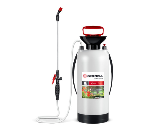 GRINDA TS-8, 8 л, широкая горловина, устойчивое днище, переносной опрыскиватель (8-425117) купить  в Сочи