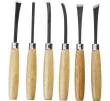 STAYER MaxCut 6 предм, набор фигурных стамесок-резцов по дереву (1832-H6)