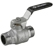 ЗУБР d 1/2″, ручка-рычаг, ″папа-папа″, полнопроходной шаровой кран (4-51322-C-1/2)